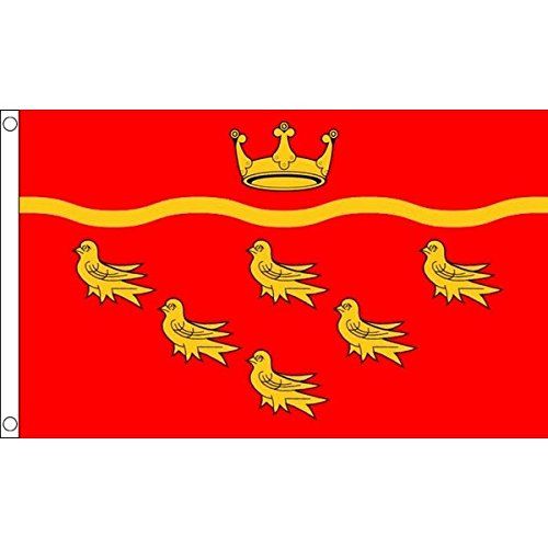 AZ FLAG Vlag Sussex County Oost 90 x 60 cm - Vlag East Sussex - Engeland 60 x 90 cm