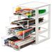 Elzusha - Boîte de rangement de bureau avec tiroirs pour organisation de bureau
