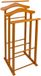 Arredamenti Italia MAXI Ciliegio - Kledingstandaard in Hout - Dressboy - 2 Kledinghangers en 2 Broekhangers - Bruin
