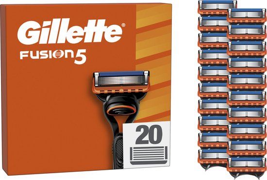 Gillette Fusion5 Scheermesjes voor Mannen - 20 stuks - Brievenbusverpakking