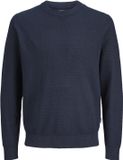 JACK&JONES JREBCAMDEN KNIT CREW NECK Garçon Pulls L Coton/Polyester Bleu marine Automne/Hiver 2026