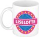 Bellatio Decorations Liselotte Voornaam Koffiemok Beker Wit/Roze 300 ml
