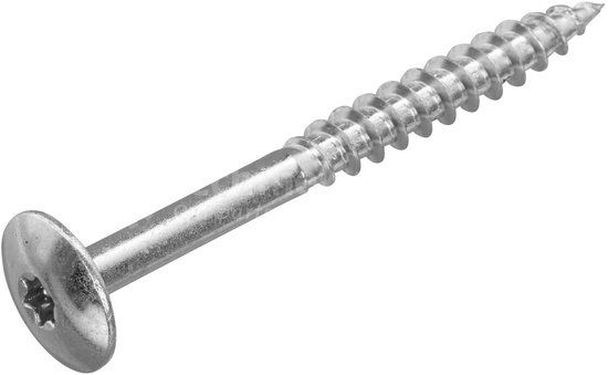 Hoenderdaal Fasteners Hoenderdaal HPL Schroef RVS-A2 Torx TX20 Blank 4.8x60