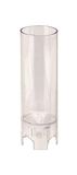 Glorex 6 9731 102 - Kaarsenmal voor cilindrische conische kaarsen, ca. 5 x 14 cm groot, gemaakt van hoogwaardig polycarbonaat