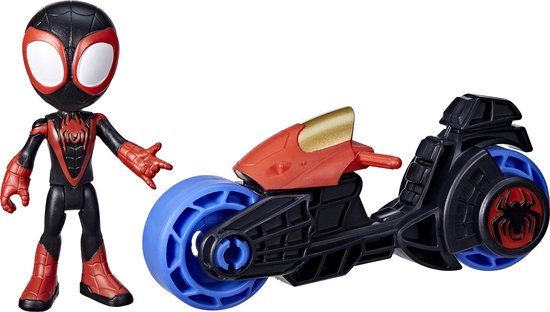 Hasbro Marvel Spidey and His Amazing Friends Miles Morales Speelfiguur met Motor