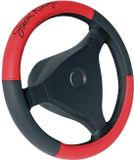 Simoni Racing Stuurwielhoes Trophy 1 - Rood/Zwart Eco-Leder - 37-39cm