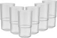 Unyqoos® Tritan Verres à boire, Set de 6, 0,5 Litre