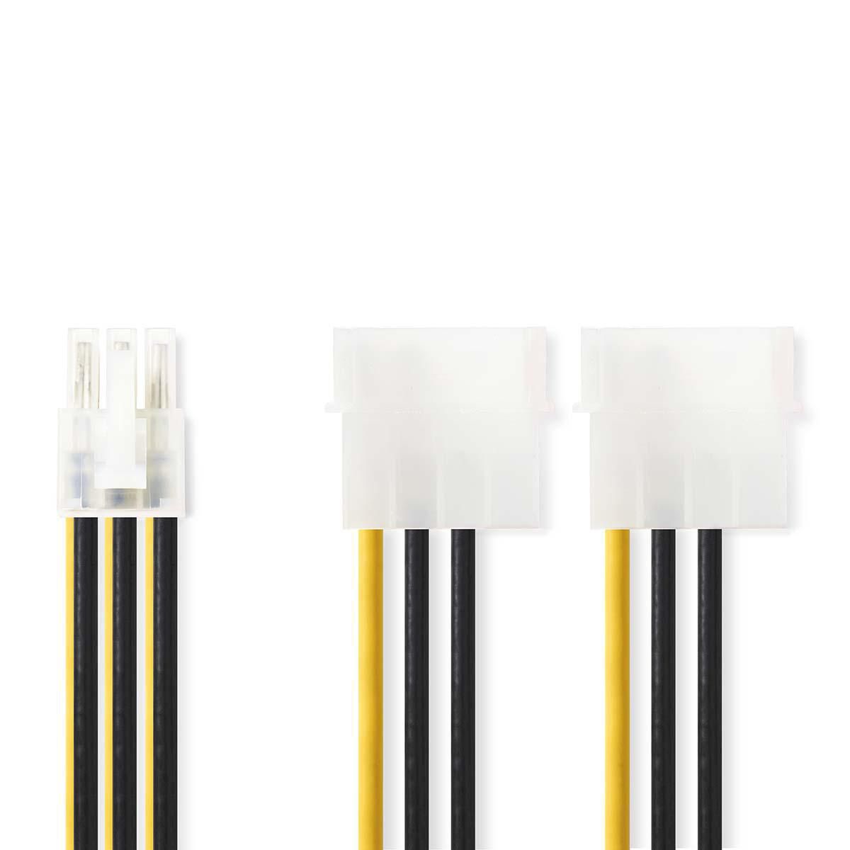 Nedis CCGP74210VA015 - 0.15m - Geel/Zwart