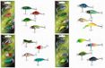 Mikado Abramis Sp. z o.o. Set 4x Wobblers voor Baars, Snoek, Roofblei - Mix Kleuren & Maten