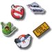 Crocs Ghostbusters Jibbitz Charms Set - Zwart - Caoutchouc - Enfants - Cinq Pack