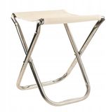 MARTOM Meble Tapicerowane Fauteuil pliant de camping Léger Portable Crème