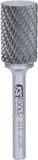 KS Tools 515.3226 Freesstift Hardmetaal Lengte 70 mm Afmeting, Ø 6 mm Werklengte 40 mm Schachtdiameter 6.0 mm