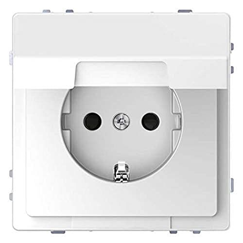 Merten Stopcontact SCHUKO lotuswit systeem design, 71x71 mm