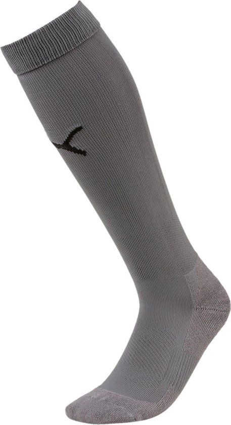 Puma Teamliga Sports Socks - Unisex - Grey/Black - Size 39-42 - 1 Pair