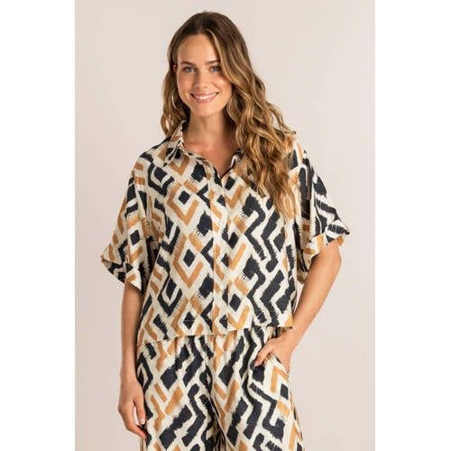 Ivy Beau blouse donkerblauw