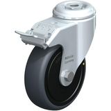 Blickle LKRA-TPA 101KF-11-FI-ELS roue pivotante avec frein Diamètre de roue : 100 mm Capacité de charge (max.) : 70 kg 1 pièce(s)