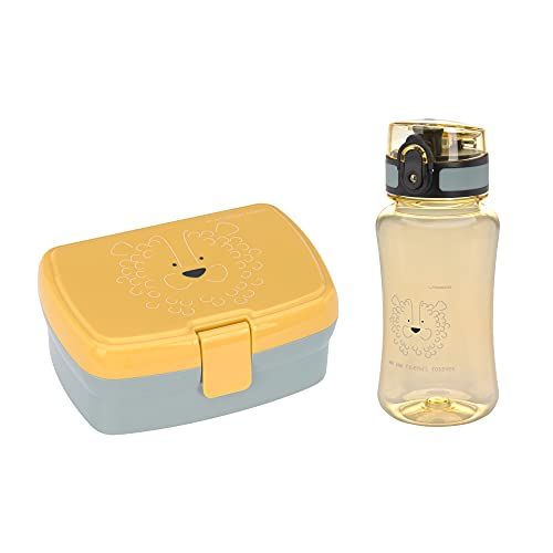 Lässig Lunch Set met lunchbox en drinkfles (460 ml) - About Friends Lion