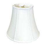 Royal Designs, Inc. BS-704-16WH Klassieke klokvormige lampenkap, wit, 20 x 41 x 32 cm