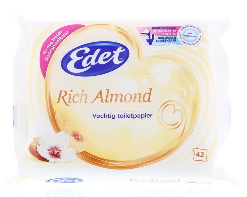 Plenty Edet Vochtig Toiletpapier Rich Almond