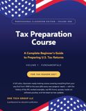 Tax Libri GmbH Tax Preparation Course 2026 - Professional Classroom Edition - Volume One - Fundamentals