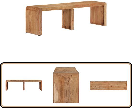 vidaXL Bank 160x38x45 cm massief acaciahout
