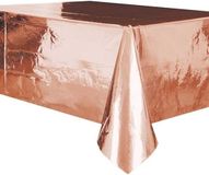 Merkloos Tafelkleed - 2x - Rose Goud - 137 x 274 cm - Folie
