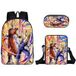 Rugzak SZSMART MODEL Driedelige gemodelleerdde Dragon Ball Student School Set