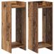 vidaXL Plantenstandaard 2 stuks oud hout 30 x 30 x 80 cm