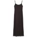 VERO MODA VMKANVA ANKLE SINGLET DRESS JRS GA - Dames - Mini jurk - Maat S - Polyester/Metaalvezel/Elastaan - Chocolate Torte