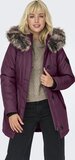 ONLY - ONLIRIS FUR WINTER PARKA LIFE CC OTW - Women's - Padded Jackets - Mauve Wine - Size S