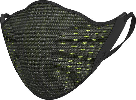 AirPop Active Mask - Zwart en groen - 1 stuk(s)