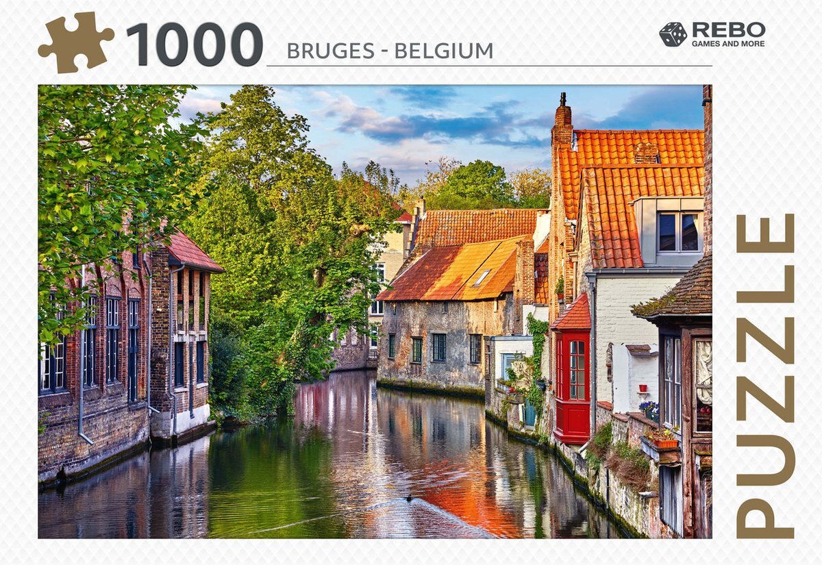 Rebo Games & More Rebo legpuzzel 1000 stukjes - Bruges - Belgium