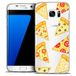 Caseink - Beschermhoes voor Samsung Galaxy S7 Edge [Crystal HD Collectie Foodie Design Pizza - Hard, Ultradun, Bedrukt in Frankrijk]