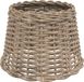 vidaXL - Plafondlampenkap - Ø30x20 cm - wicker - bruin