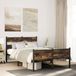Maison Exclusive - Sommier sans matelas Chêne fumé 120x200 cm Matériau dérivé du bois