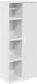 vidaXL Badkamerkast met rolhouder, wit, 39 x 22 x 90 cm