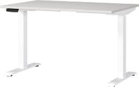 Germania bureau 7907-642, in lichtgrijs/wit, EL. in hoogte verstelbaar, 120 x 120 x 80 cm (b x h x d)