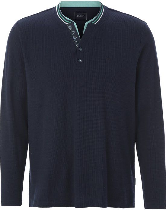 Babista Heren T-shirt met Lange Mouwen - Donkerblauw - Maat 52/54 - Katoen - Regular Fit
