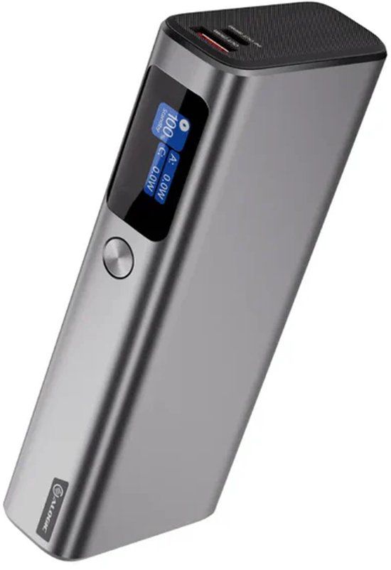 ALOGIC Ruck 3-port powerbank (20.000 mAh/130W) - Zwart, Zilver