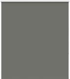 vidaXL Rolgordijn verduisterend 125x130 cm stofbreedte 121,6 cm grijs