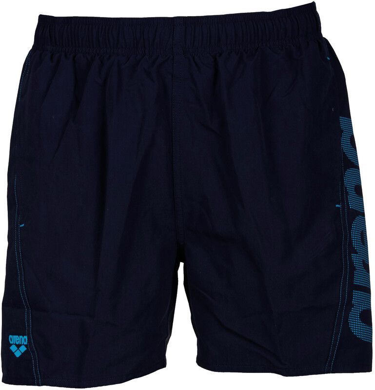 Arena Fundamentals logo Zwemboxers Heren navy/turquoise - 3468335386218