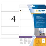 Herma Rugetiket 101600 59x192mm Wit 32 stuks