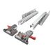 SOTECH 1 paire de glissières de tiroir entièrement extensibles UV2-30-K3D-L300-SC | FullSlide avec réglage 3D 300 mm fermeture douce, charge max. jusqu'à 30 kg