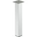Häfele Pied de table en aluminium Pied de table droit, laqué transparent - 400 mm