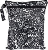 Bumkins - Wet / Dry Bag | met 2 Vakken - Waterdichte Luierzak & Waszak - Wetbag voor Nat en Droog - Be Kind