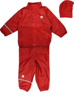 CELAVI Regenpak kinderen - Rood - maat 150 (152-158cm