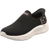 Skechers Slip-ins Go Walk Flex - Sunset Rose - Dames Instappers - Zwart