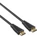 PremiumCord 4K HDMI-kabel M/M 10,2 Gbps vergulde aansluitingen met audio achterkanaal, compatibel met video 4K UHD 2160p, Deep Color, 3D, HDR, 3 x afgeschermd, zwart, 1,5 m