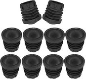cyclingcolors 10 x stoelpoot, versterkt, antislip, ronde buis, binnenkomend, rubber, 75 kg per voet, meubeldop, tafel, bureau, bescherming, veiligheid, gemeenschap, school, vrije tijd (diameter 24 mm)