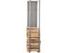 CLP Spark Houtopslag Brandhoutrek - Inox - 180 cm
